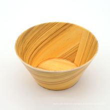 OEM Customized Irregular Logo Pattern Technique bamboo fiber bowl